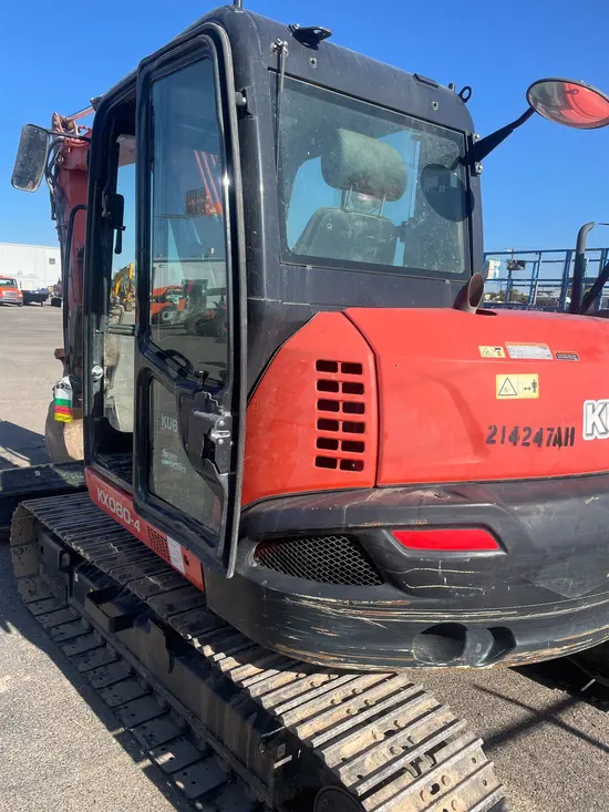 2018 Kubota KX080-4SS3A Mini Excavator