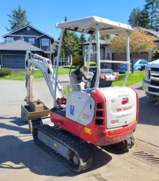 2018 Takeuchi TB216 Mini Excavator