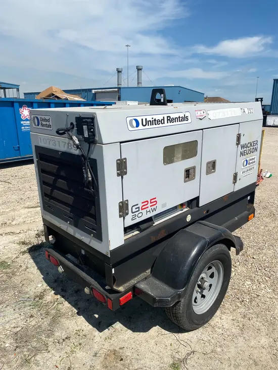 2018 Wacker Neuson G25 T4F Diesel Generator