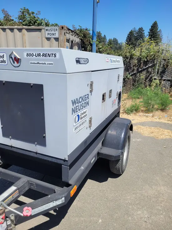 2018 Wacker Neuson G25 T4F Diesel Generator