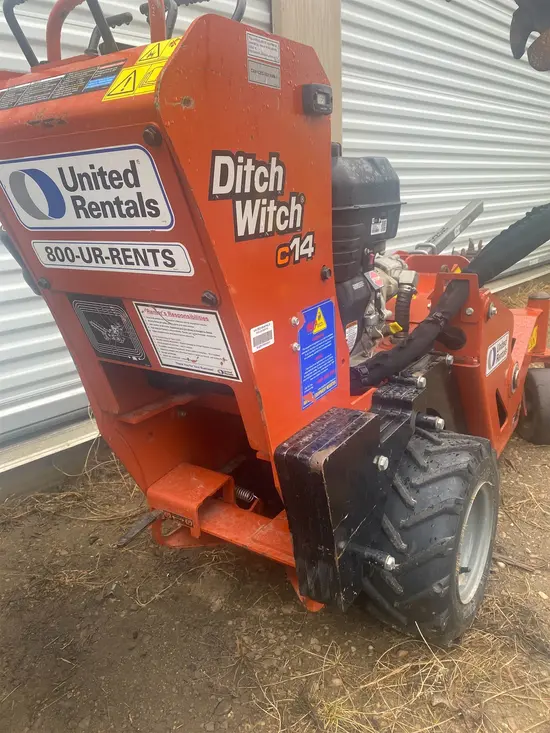 2018 Ditch Witch C14 Walk-Behind Trencher
