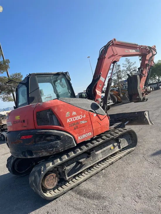 2019 Kubota KX080-4SR3A Mini Excavator
