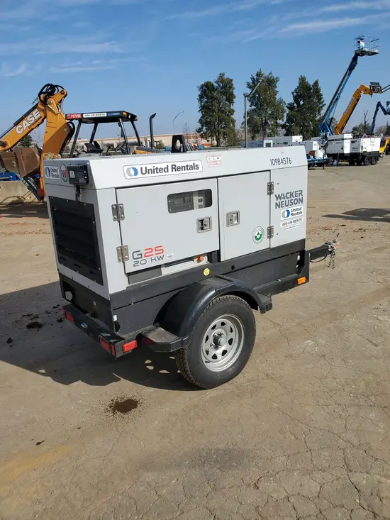 2019 Wacker Neuson G25 T4F Diesel Generator