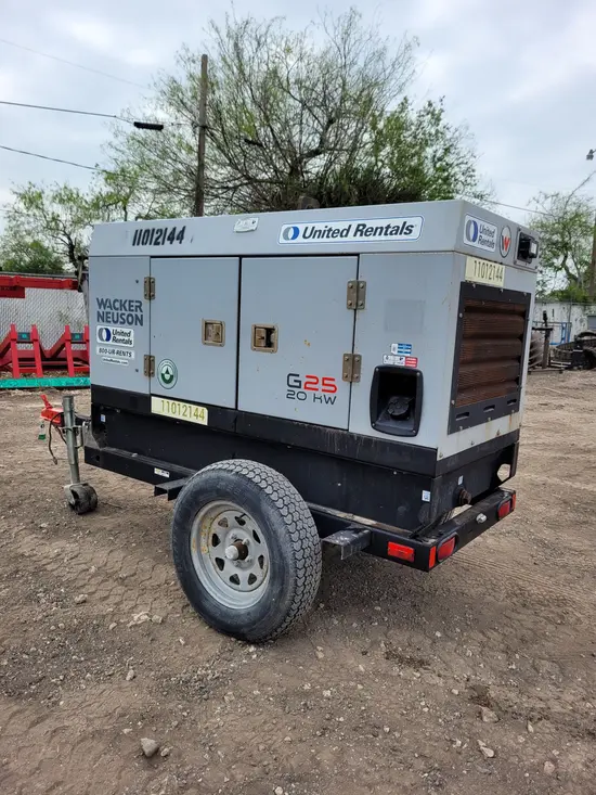 2019 Wacker Neuson G25 T4F Diesel Generator
