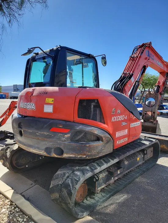 2018 Kubota KX080-4SR3A Mini Excavator