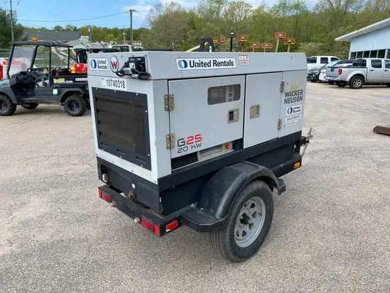 2018 Wacker Neuson G25 T4F Diesel Generator