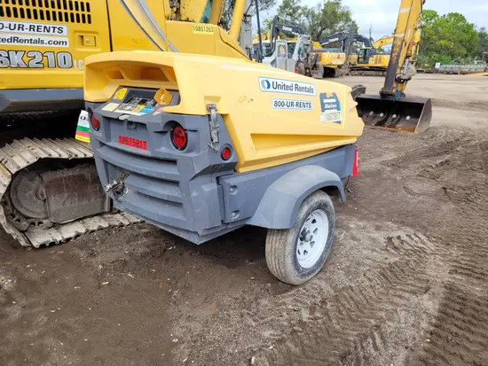 2017 Atlas Copco XAS185KD7 T4F Air Compressor