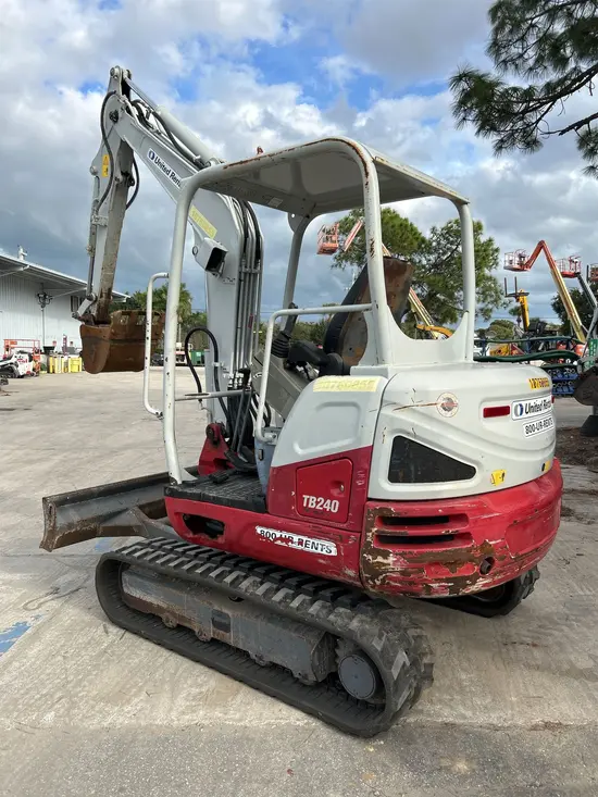 2018 Takeuchi TB240 Mini Excavator