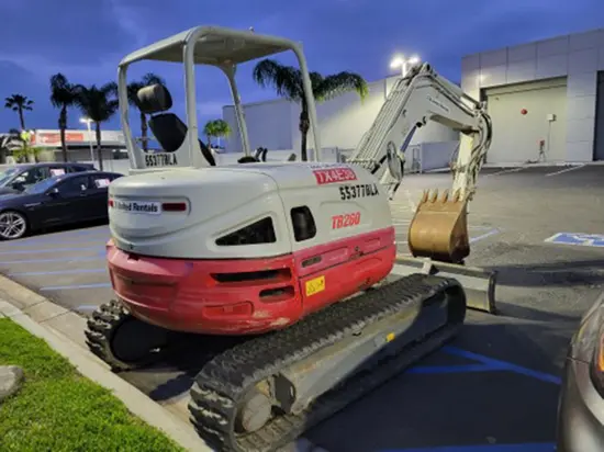 2017 Takeuchi TB260R Mini Excavator
