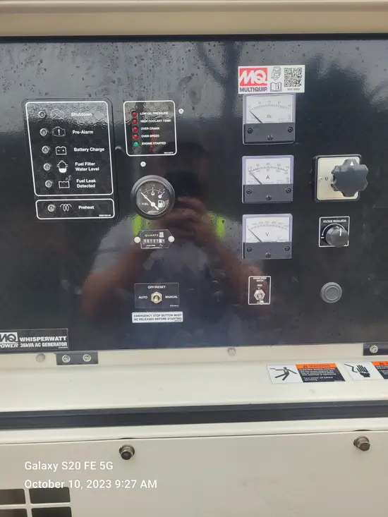 2022 Multiquip DCA40SSKU4F Diesel Generator