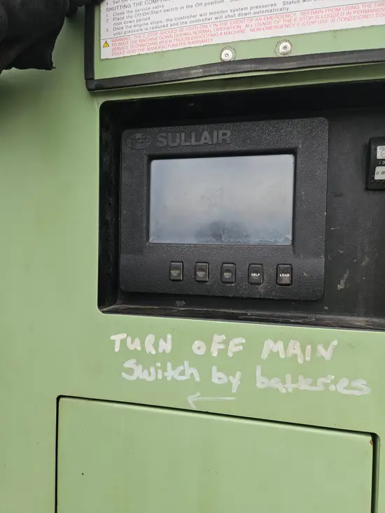 2017 Sullair 1600HAFDTQ-CAT Air Compressor