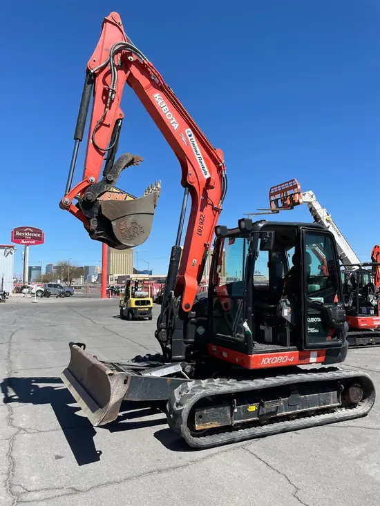 2019 Kubota KX080-4SR3A Mini Excavator