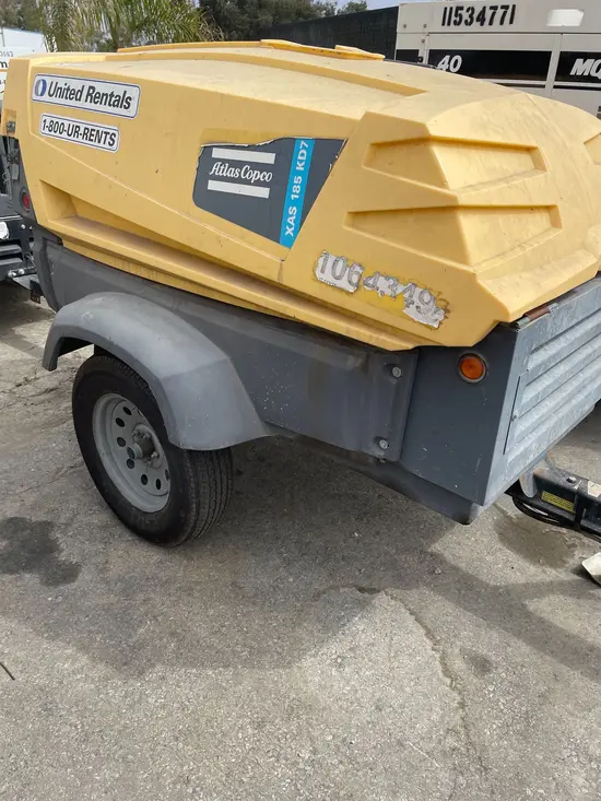2017 Atlas Copco XAS185KD7 T4F Air Compressor