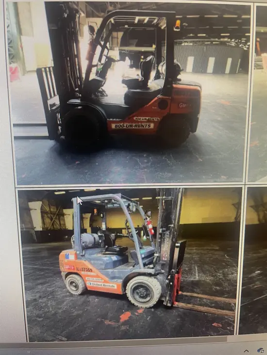 2018 Toyota 8FGU25 Warehouse Forklift