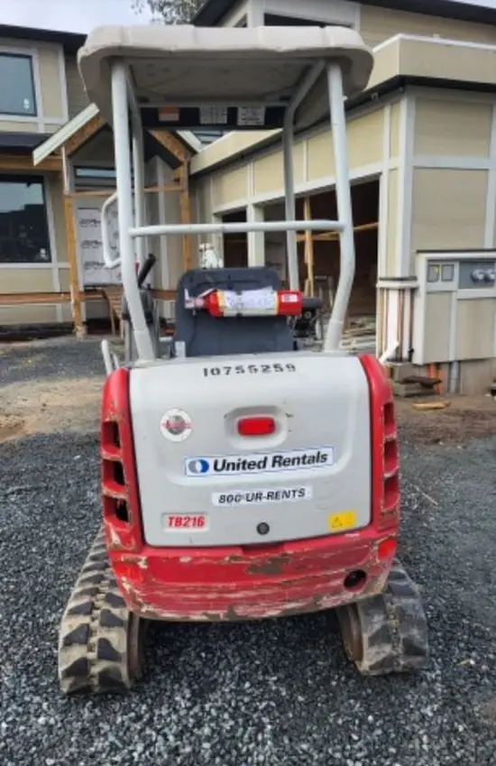 2018 Takeuchi TB216 Mini Excavator