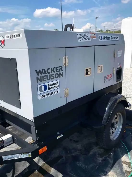 2019 Wacker Neuson G25 T4F Diesel Generator