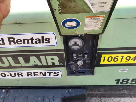 2017 Sullair 185DPQ-KU-T3 Air Compressor