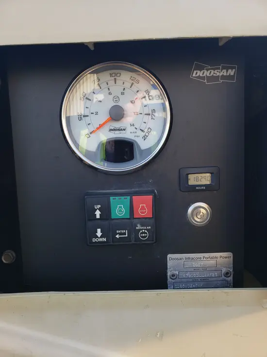 2017 Doosan C185WKU-T4F Air Compressor