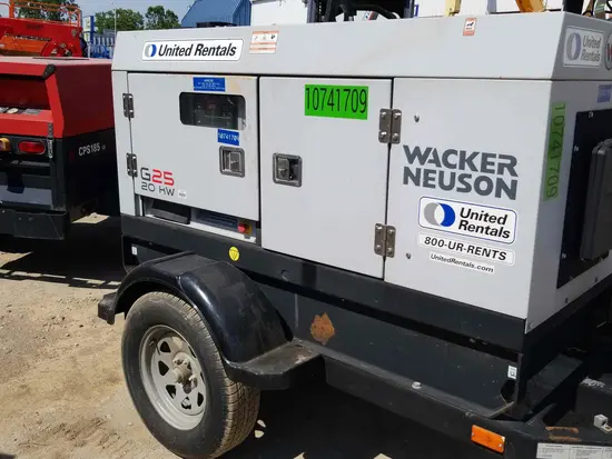 2018 Wacker Neuson G25 T4F Diesel Generator