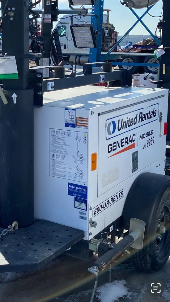 2019 Generac MLT3060MV Towable Light Tower