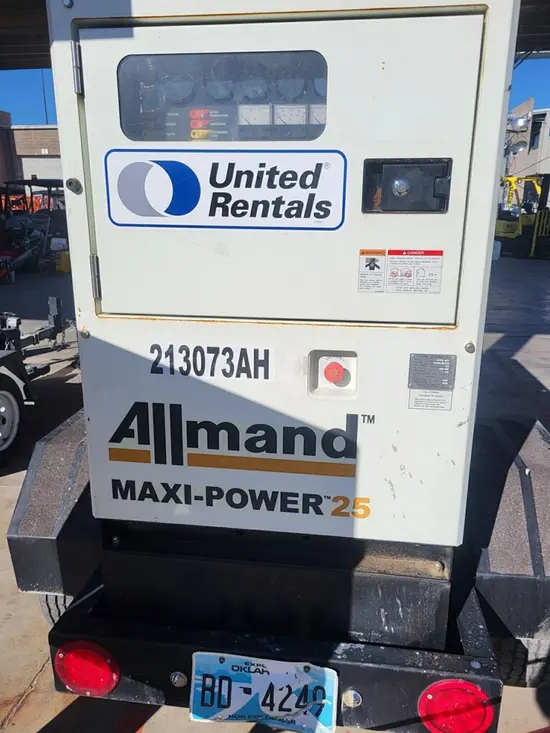 2018 Allmand MP25 Diesel Generator