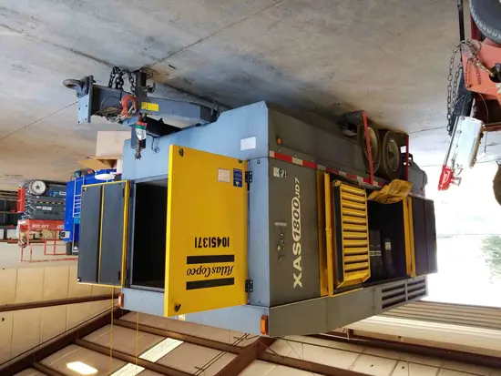 2016 Atlas Copco XAS1800JD7 EB Air Compressor