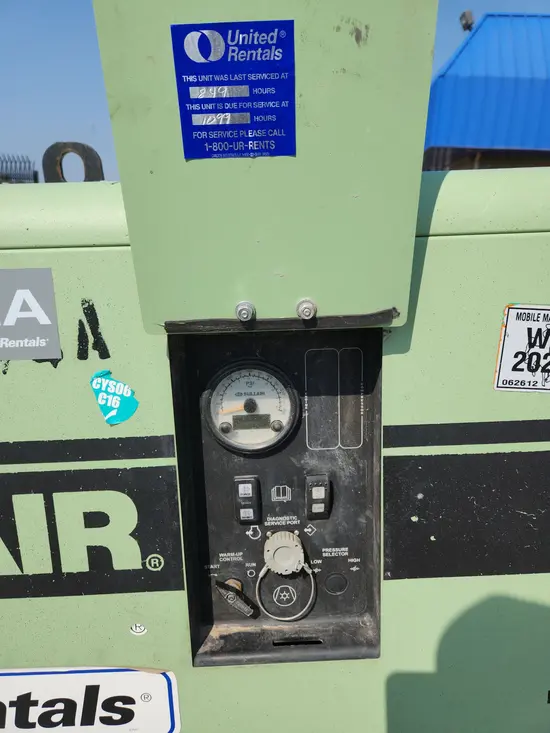 2018 Sullair 185DPQ-KU-T3 Air Compressor