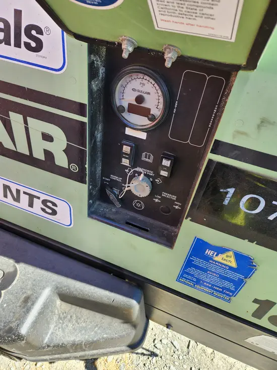 2018 Sullair 185DPQ-KU-T3 Air Compressor