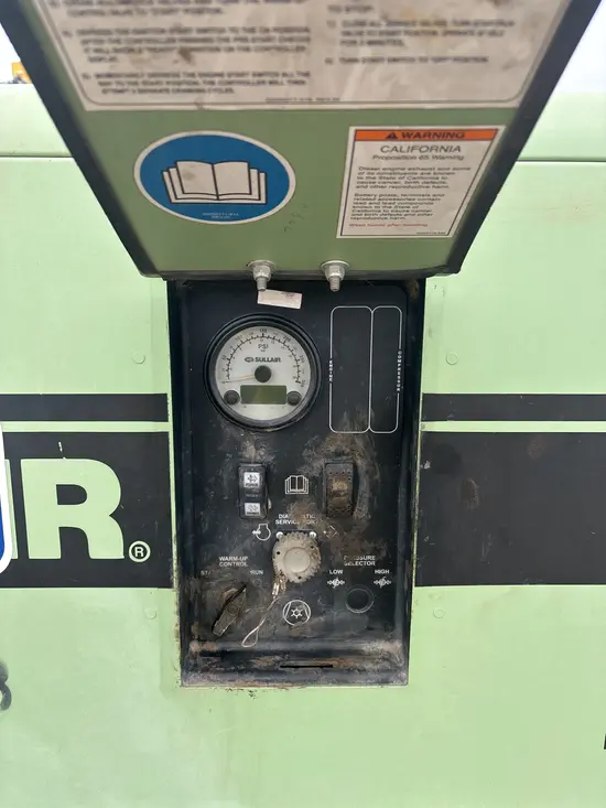 2018 Sullair 185DPQ-JD Air Compressor