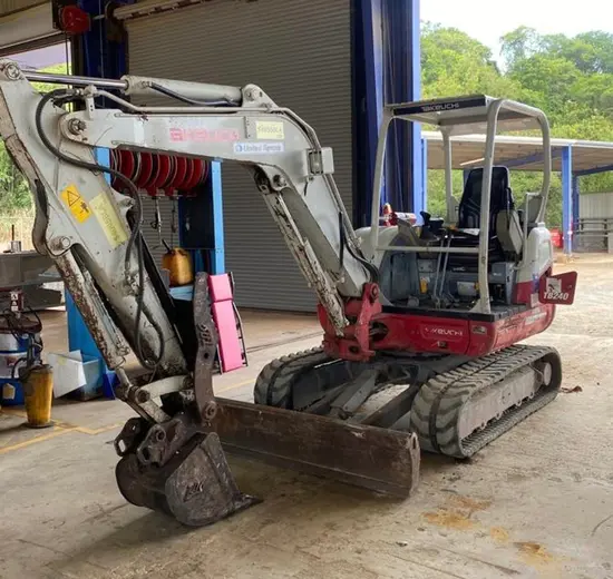 2017 Takeuchi TB240R Mini Excavator