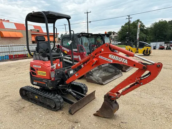 2019 Kubota U17VR1 Mini Excavator