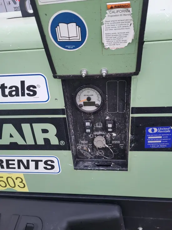 2017 Sullair 185DPQ-KU-T3 Air Compressor