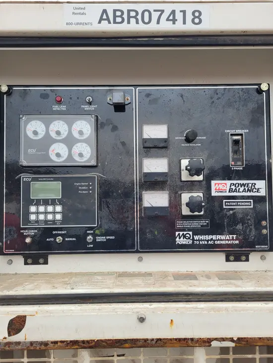 2018 Multiquip DCA70SSIU4F Diesel Generator