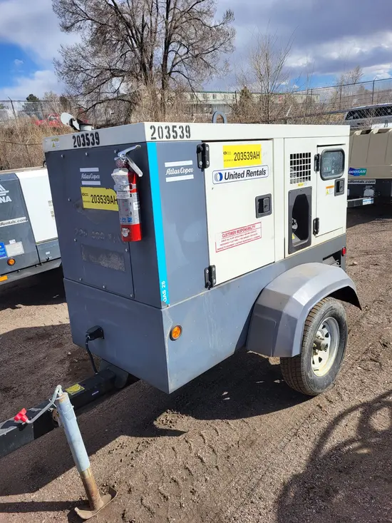 2018 Atlas Copco QAS25 Diesel Generator