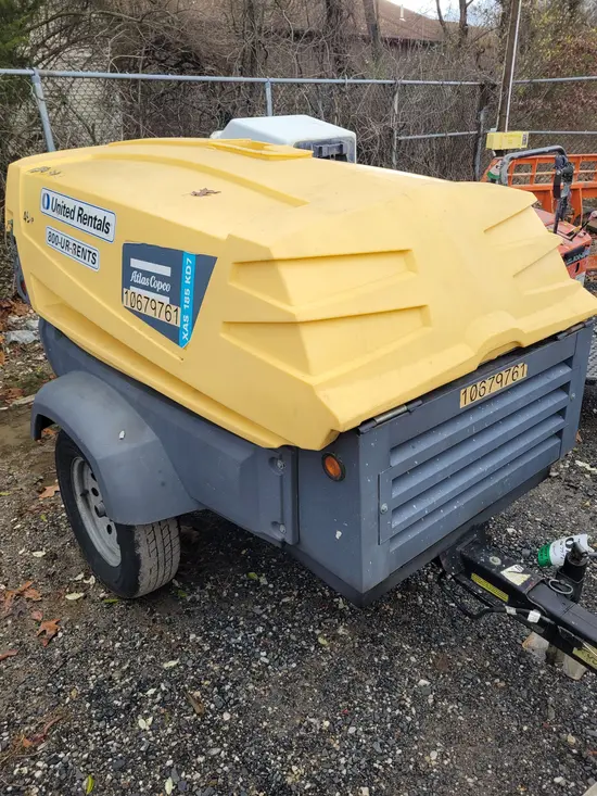 2017 Atlas Copco XAS185KD7 T4F Air Compressor