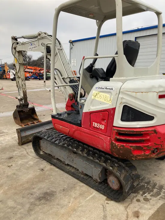 2017 Takeuchi TB240R Mini Excavator