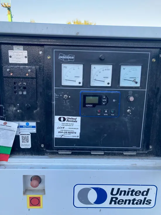 2018 Doosan G25WDO-T4F Diesel Generator