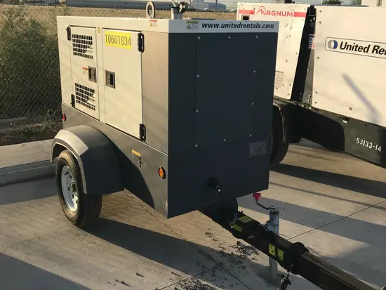2017 Atlas Copco QAS 45 T4F Diesel Generator