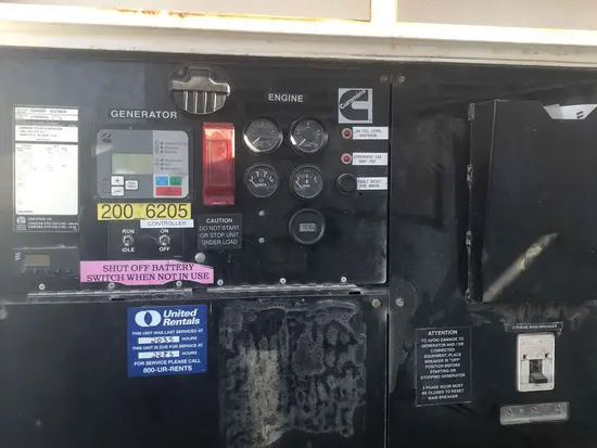 2012 Cummins C200D6R Diesel Generator