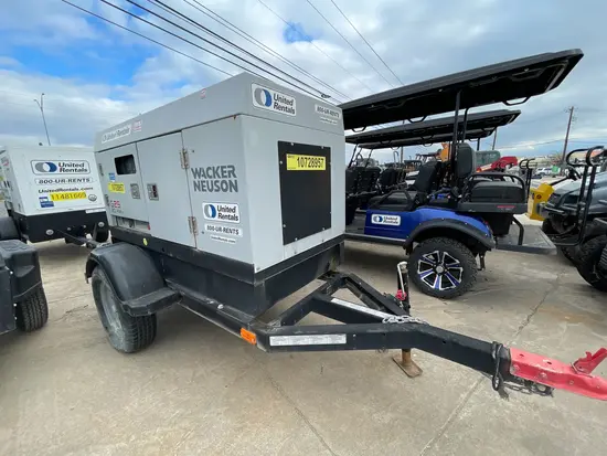 2018 Wacker Neuson G25 T4F Diesel Generator