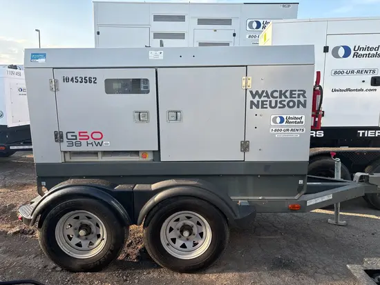 2016 Wacker Neuson G50 T4F Diesel Generator
