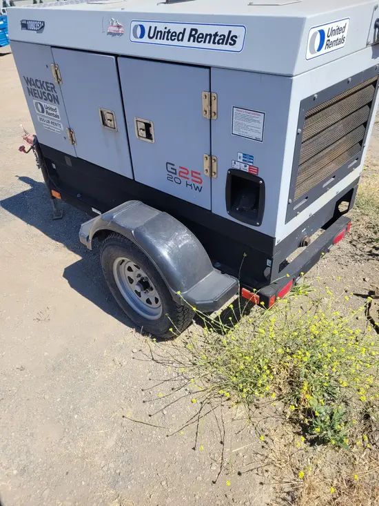 2018 Wacker Neuson G25 T4F Diesel Generator