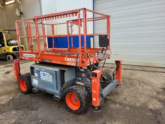 2017 Skyjack SJ6826RT Rough Terrain Scissor Lift