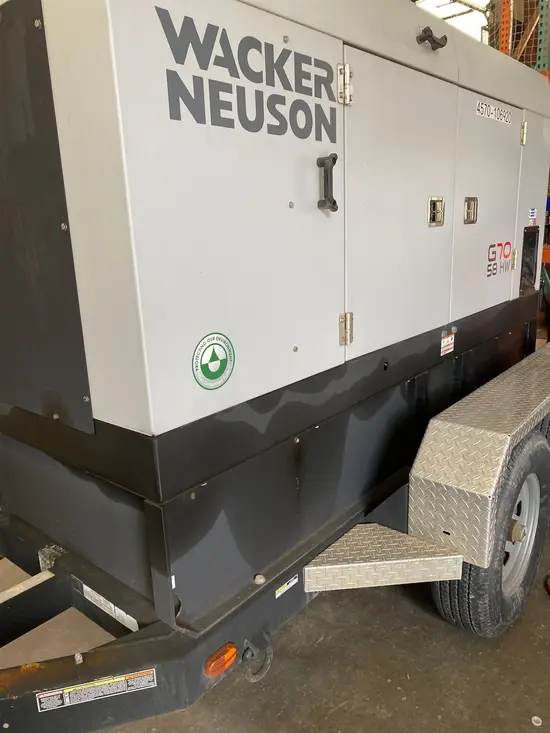 2018 Wacker Neuson G 70 Diesel Generator