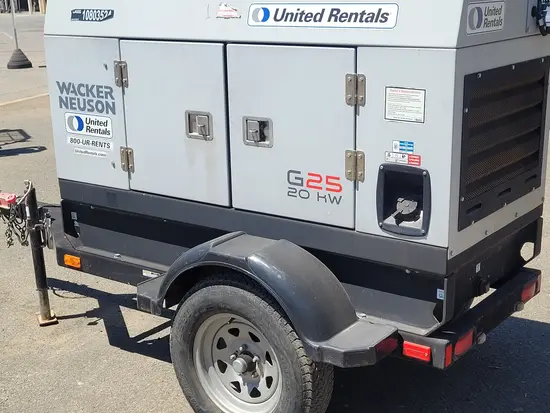2018 Wacker Neuson G25 T4F Diesel Generator