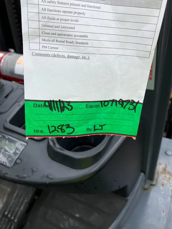 2018 Toyota 8FGU25 Warehouse Forklift