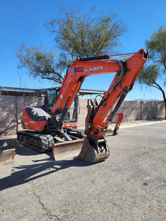 2018 Kubota KX080-4SR3A Mini Excavator