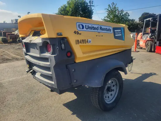 2017 Atlas Copco XAS185KD7FT4PE Air Compressor