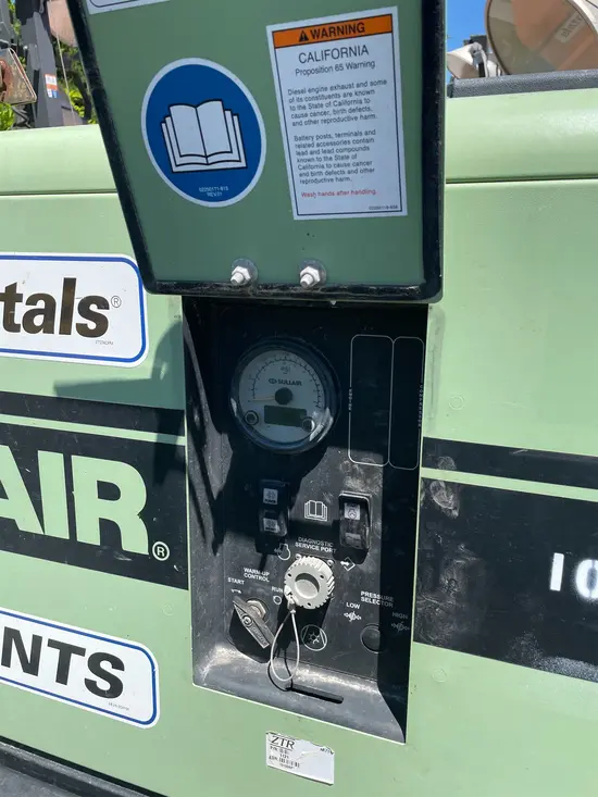 2018 Sullair 185DPQ-KU-T3 Air Compressor