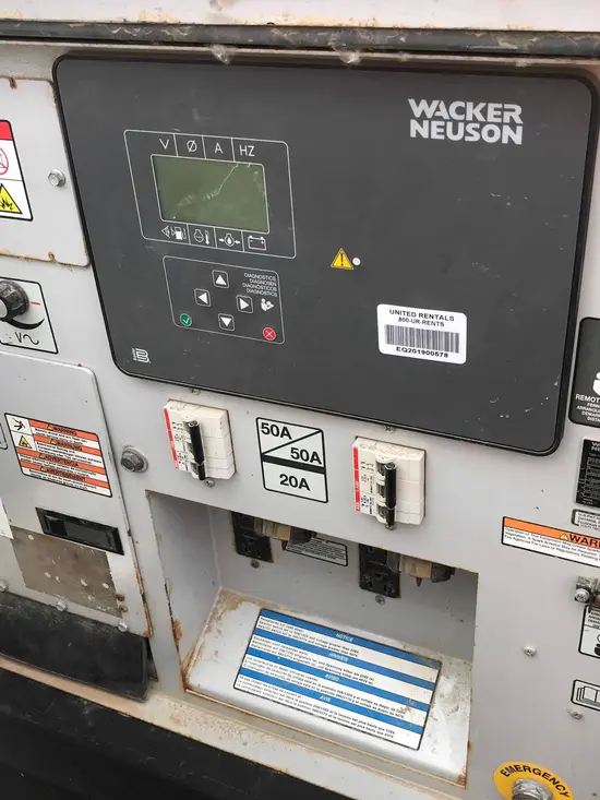 2016 Wacker Neuson G25 T4F Diesel Generator